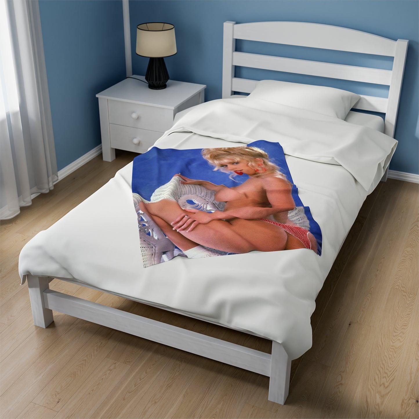 Velveteen Plush Blanket Pornstar Jenna Jameson Nude