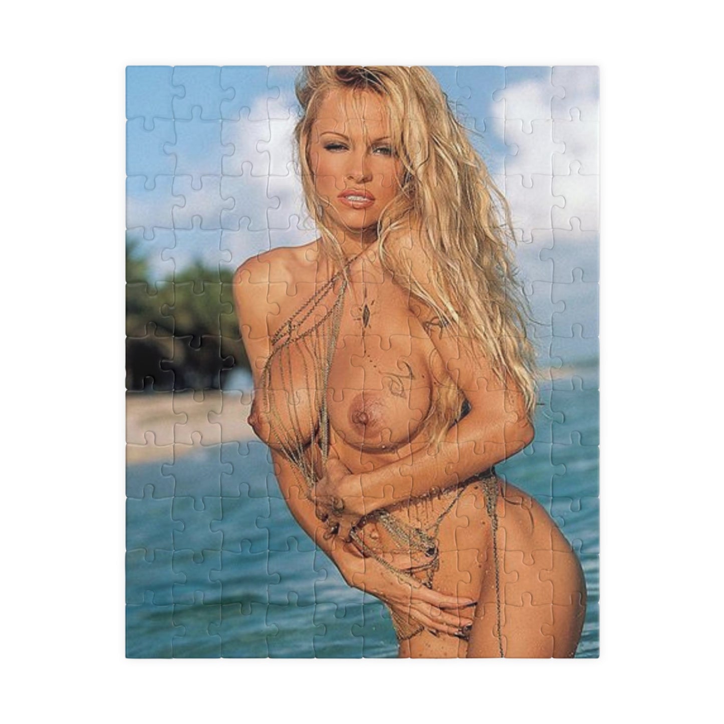 Puzzle (110, 252, 500, 1014-piece) Pamela Anderson Nude #2