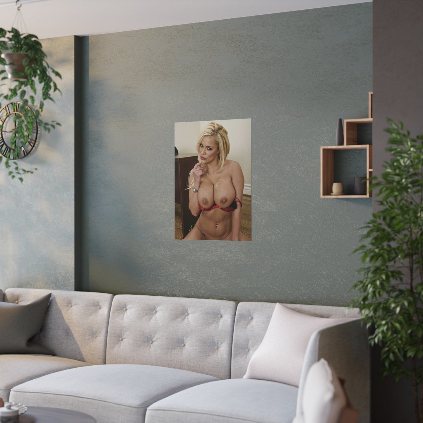 Satin Posters (210gsm) Adult Star Shyla Stylez Nude