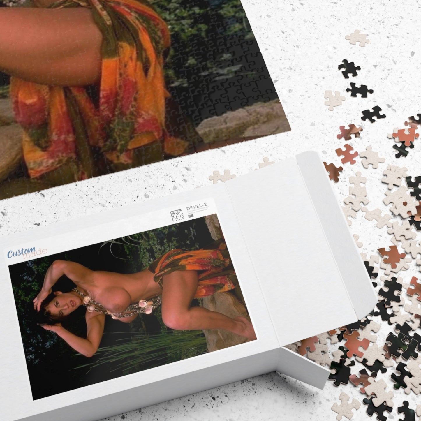 Puzzle (110, 252, 520, 1014-piece) Retro Pornstar Holly Body Nude