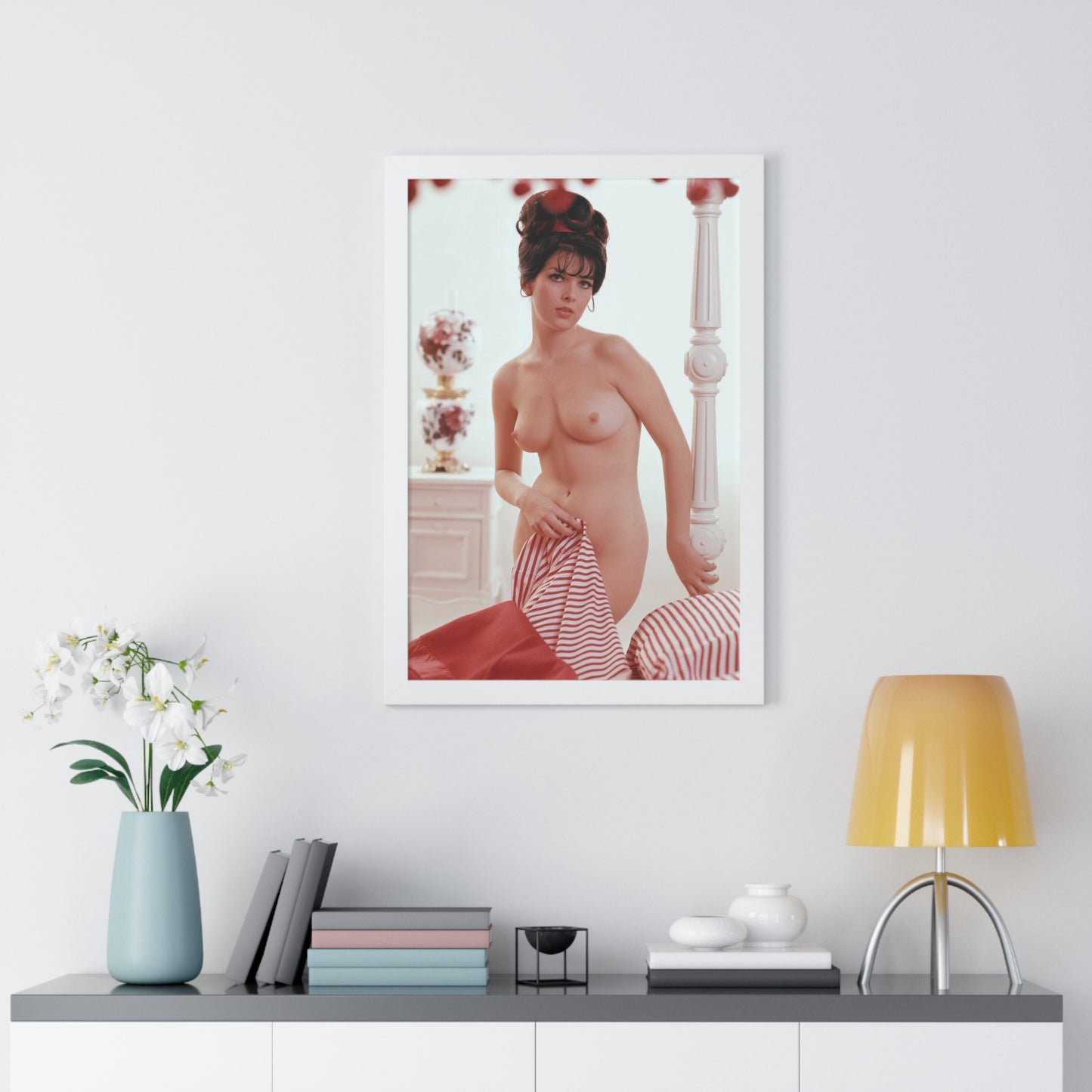 Framed Vertical Poster Playboy Playmate May 1964 Terri Kimball