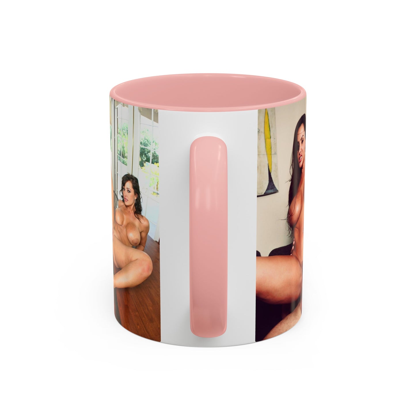 Accent Coffee Mug (11, 15oz) Hardcore Porno Porn Star Scene Lisa Ann Fucking