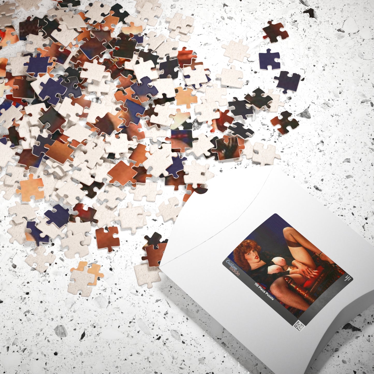 Puzzle (110, 252, 520, 1014-piece) Retro Pornstar Lisa De Leeuw Nude