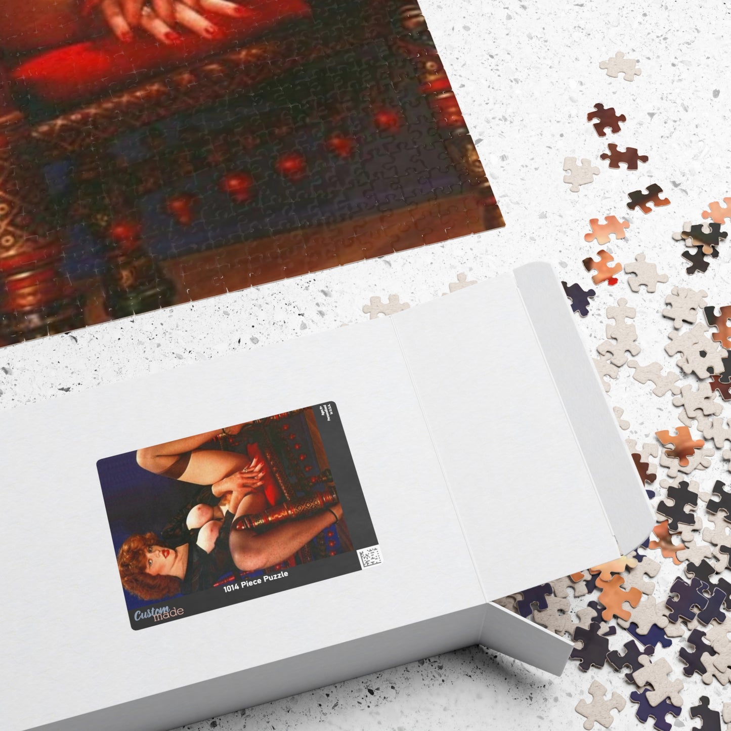 Puzzle (110, 252, 520, 1014-piece) Retro Pornstar Lisa De Leeuw Nude
