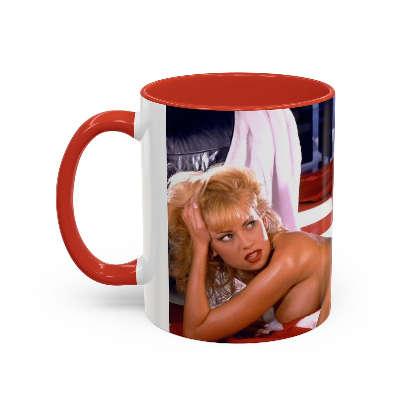 Accent Coffee Mug (11, 15oz) Traci Lords Nude