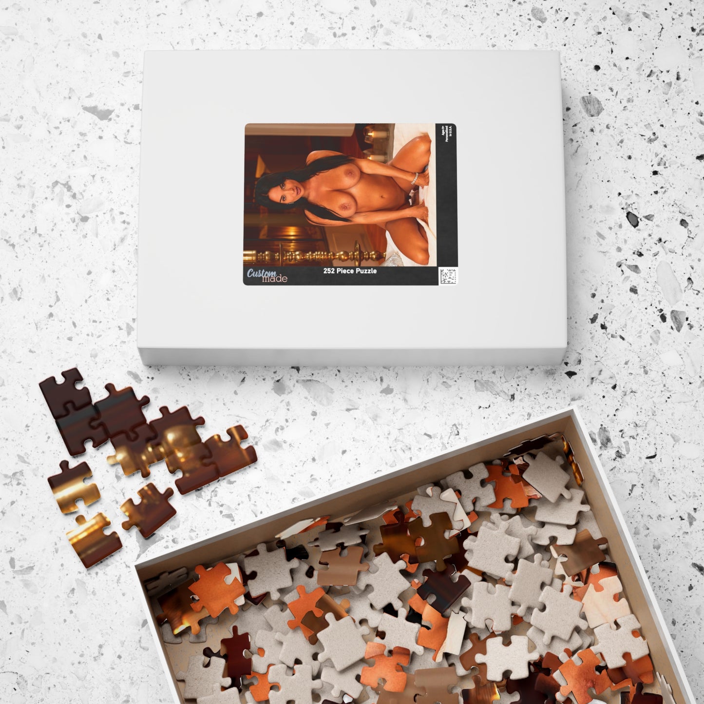 Puzzle (110, 252, 500, 1014-piece) Pornstar Anissa Kate Nude