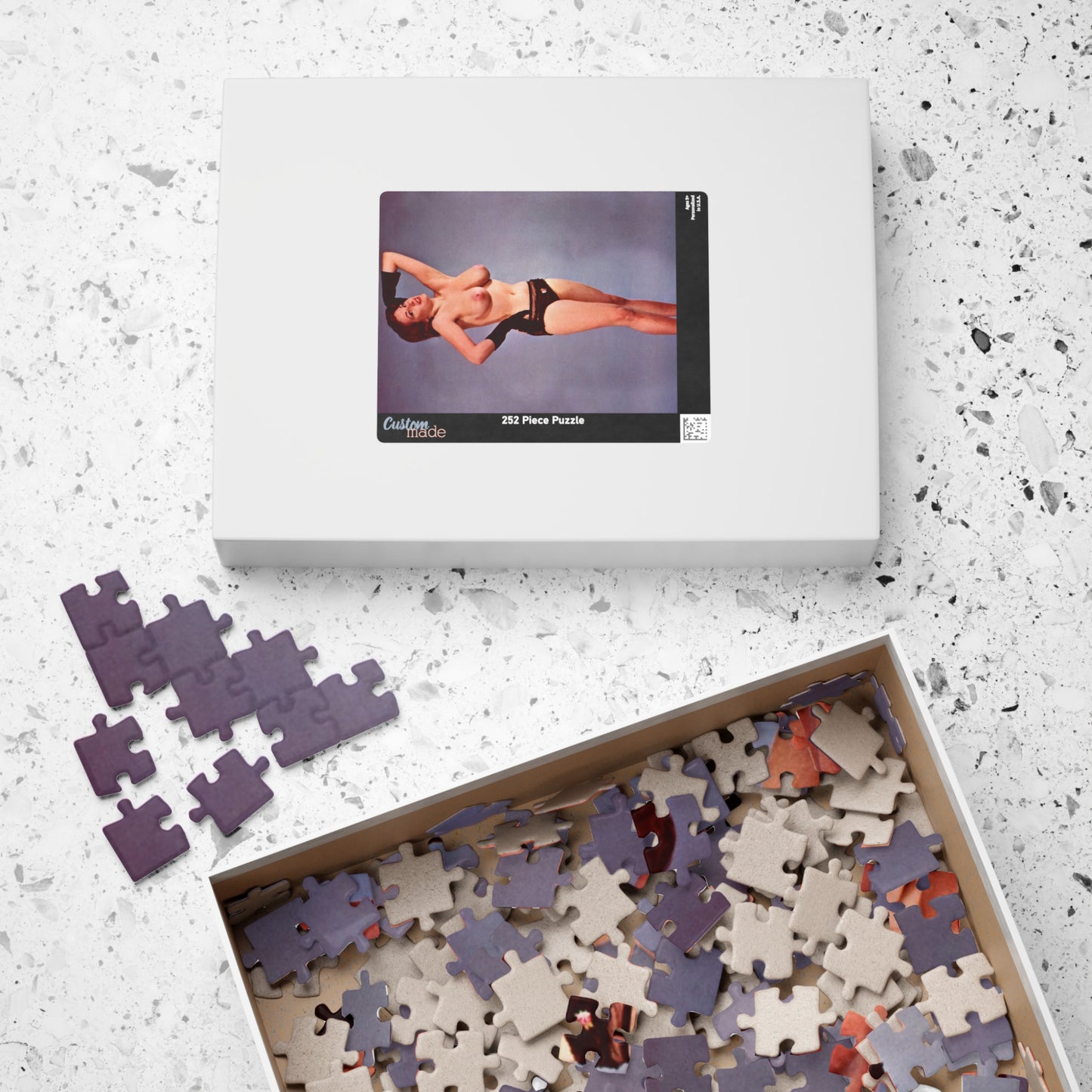 Puzzle (110, 252, 500, 1014-piece) Playmate 1959 Elaine Reynolds Nude #2