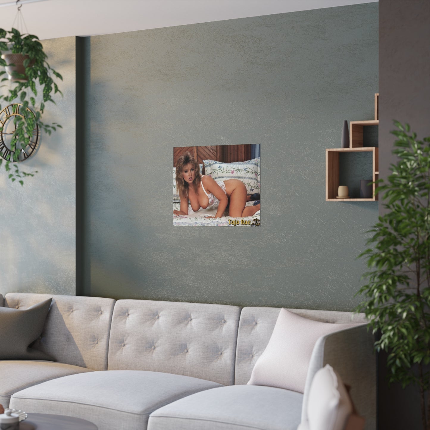 Satin Posters (210gsm) Retro Pornstar Taija Rae Nude