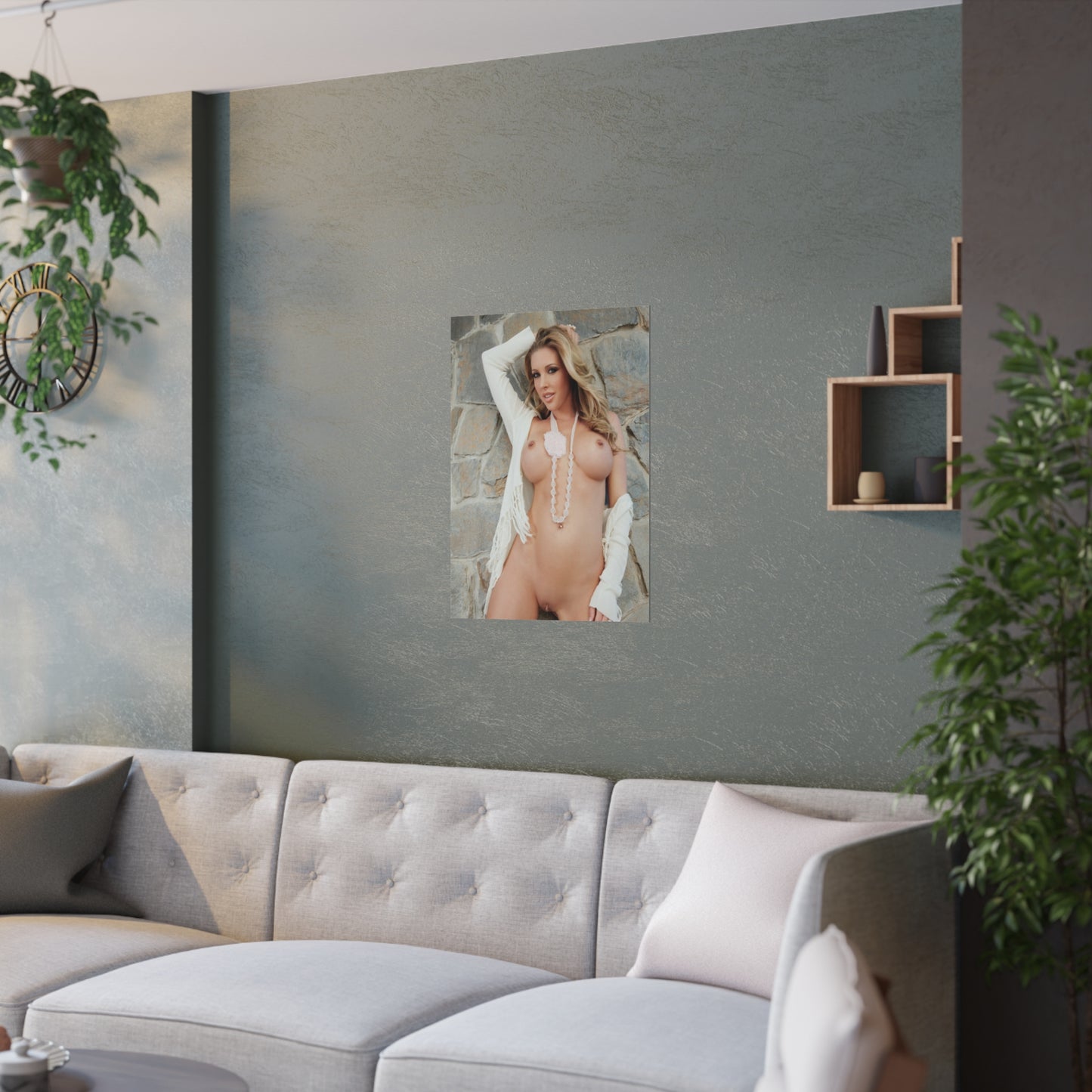 Satin Posters (210gsm) Penthouse Pet October 2012 Samantha Saint