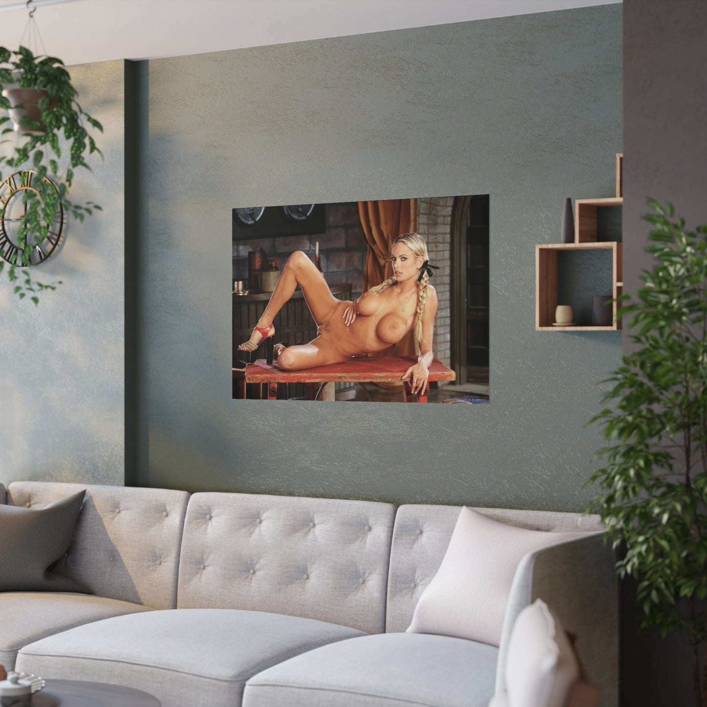 Satin Posters (210gsm) Pornstar Briana Banks Nude