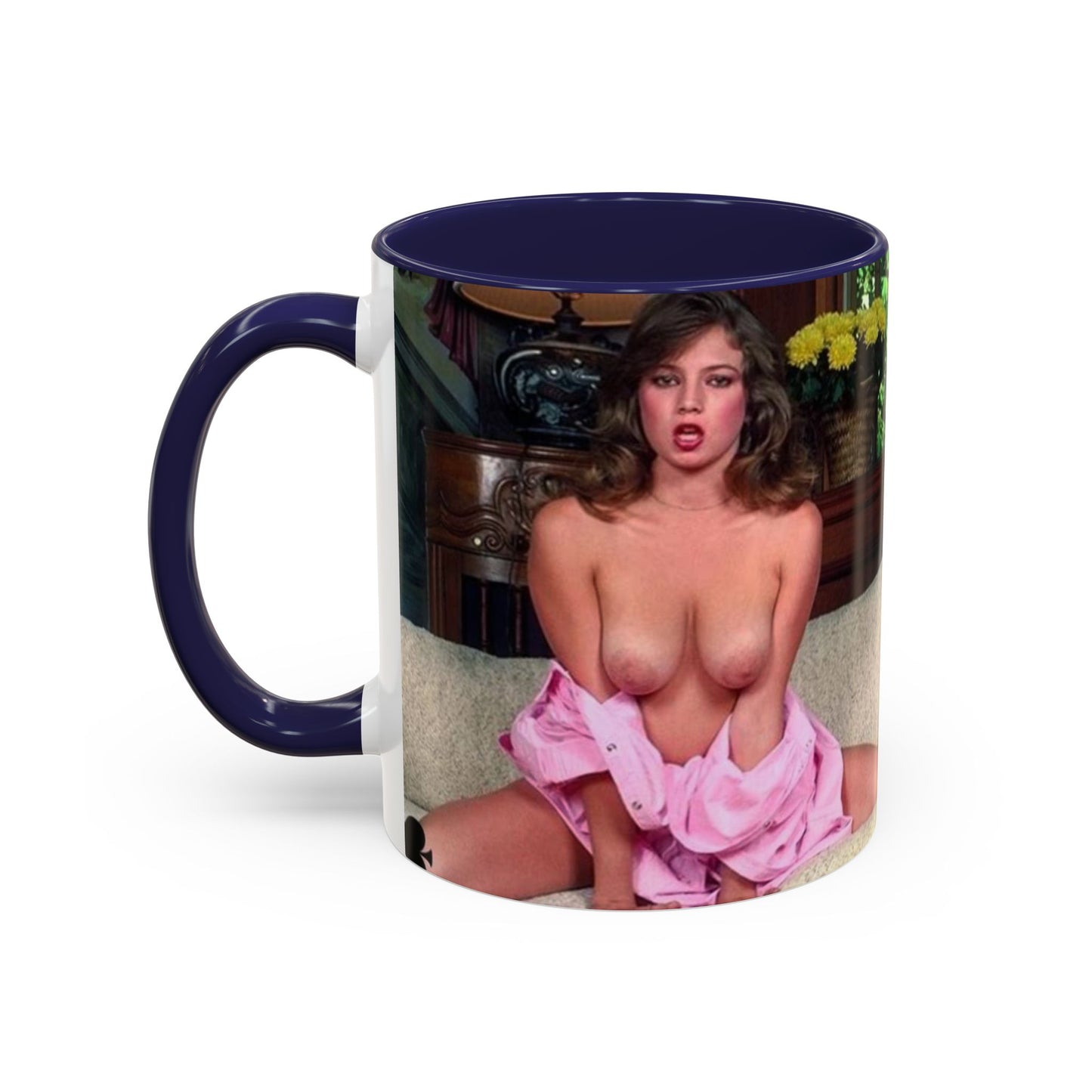 Accent Coffee Mug (11, 15oz) Traci Lords Nude Porn Retro