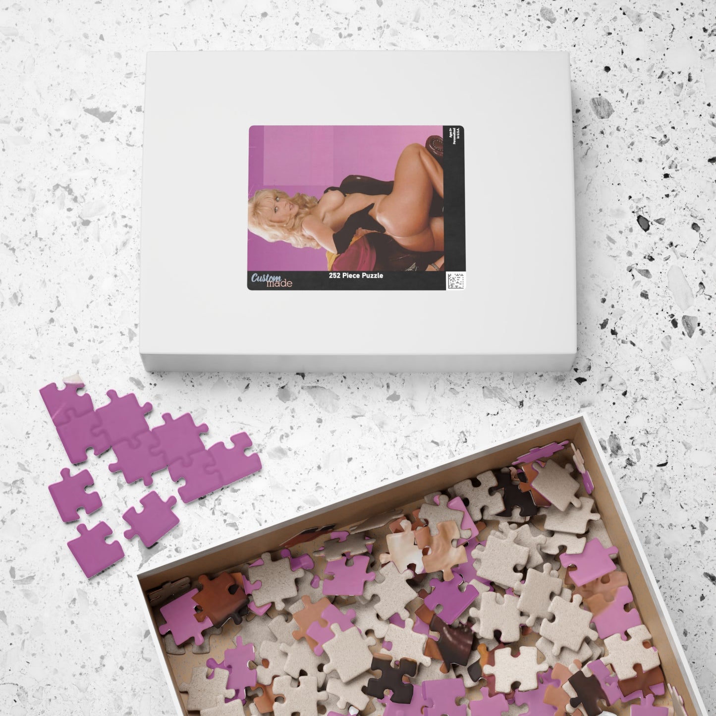 Puzzle (110, 252, 500, 1014-piece) Retro Porn Star Nina Hartley Nude