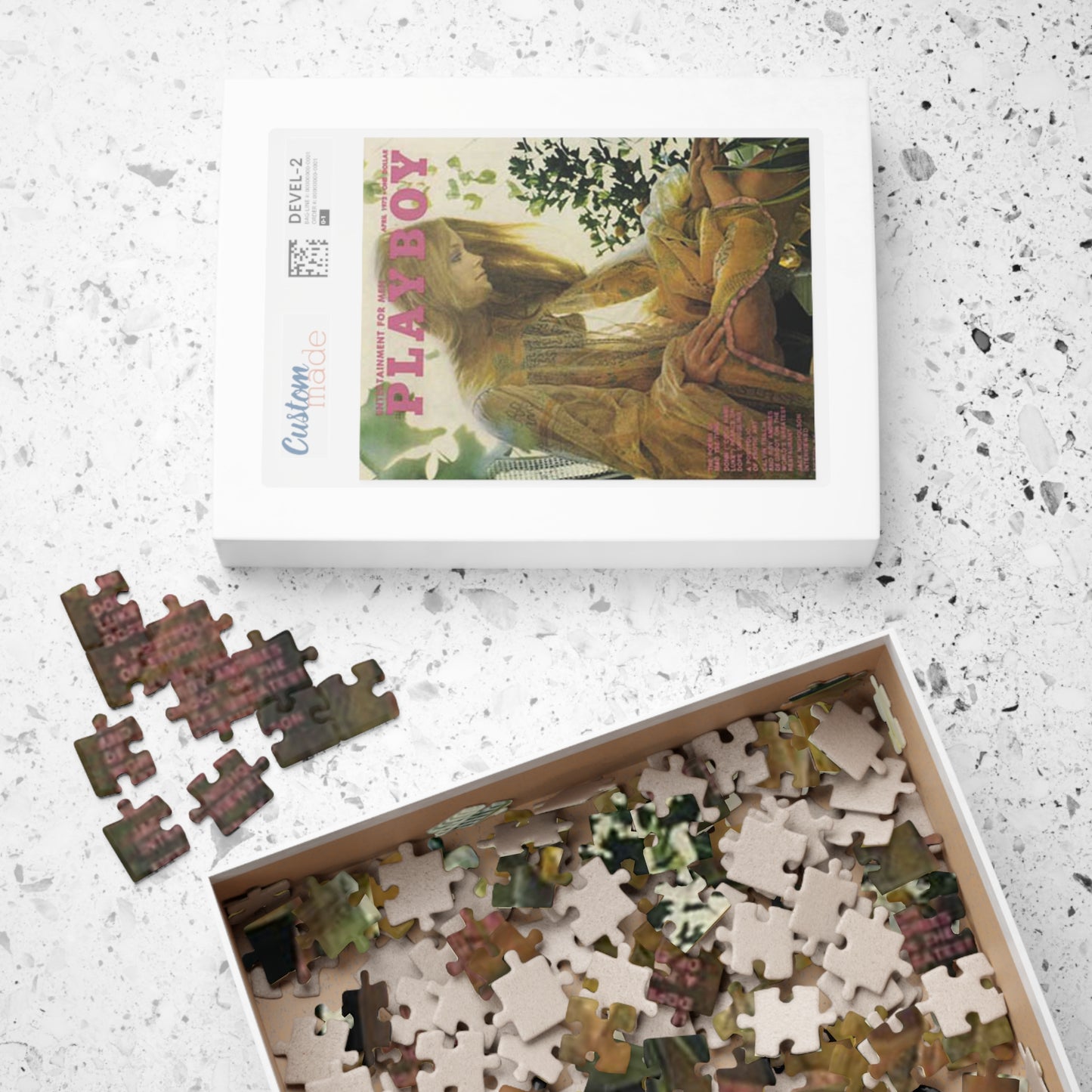 Puzzle (110, 252, 500, 1014-piece) Playboy Cover April 1972