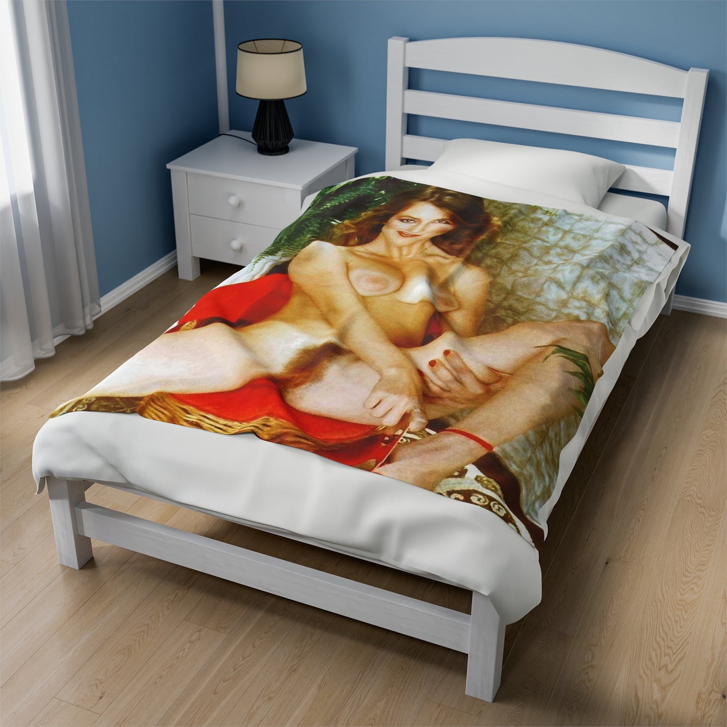 Velveteen Plush Blanket Traci Lords Nude