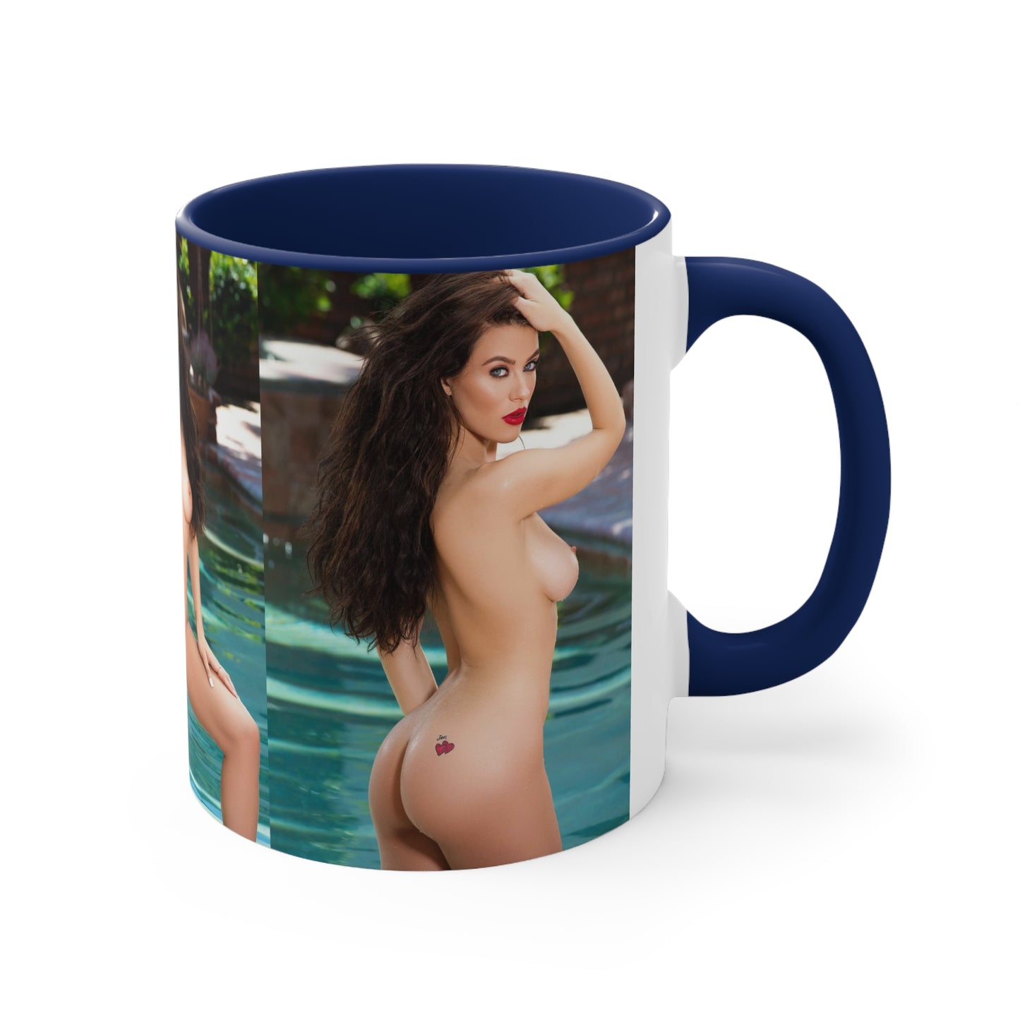 Accent Coffee Mug, 11oz Lana Rhoades Nude