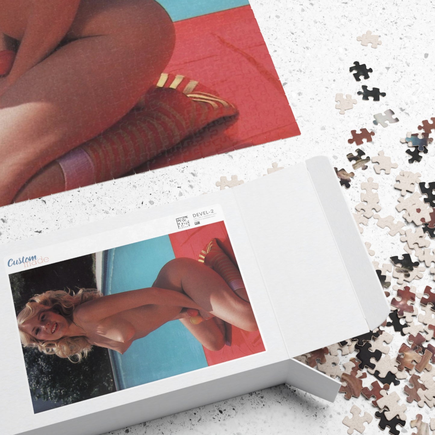 Puzzle (110, 252, 500, 1014-piece) Retro Pornstar Shauna Grant Nude