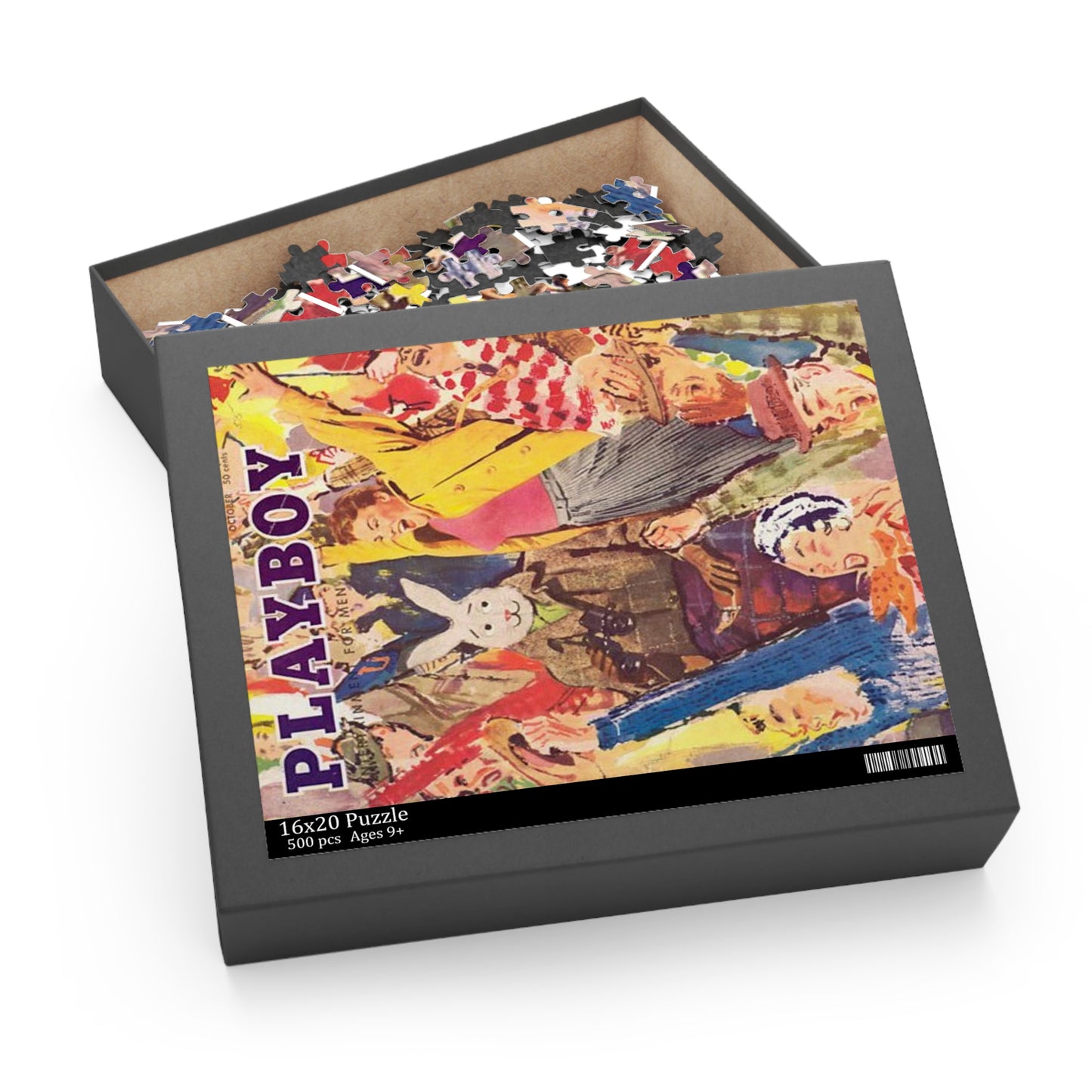 Puzzle (120, 252, 500-Piece) Playboy Cover October 1955