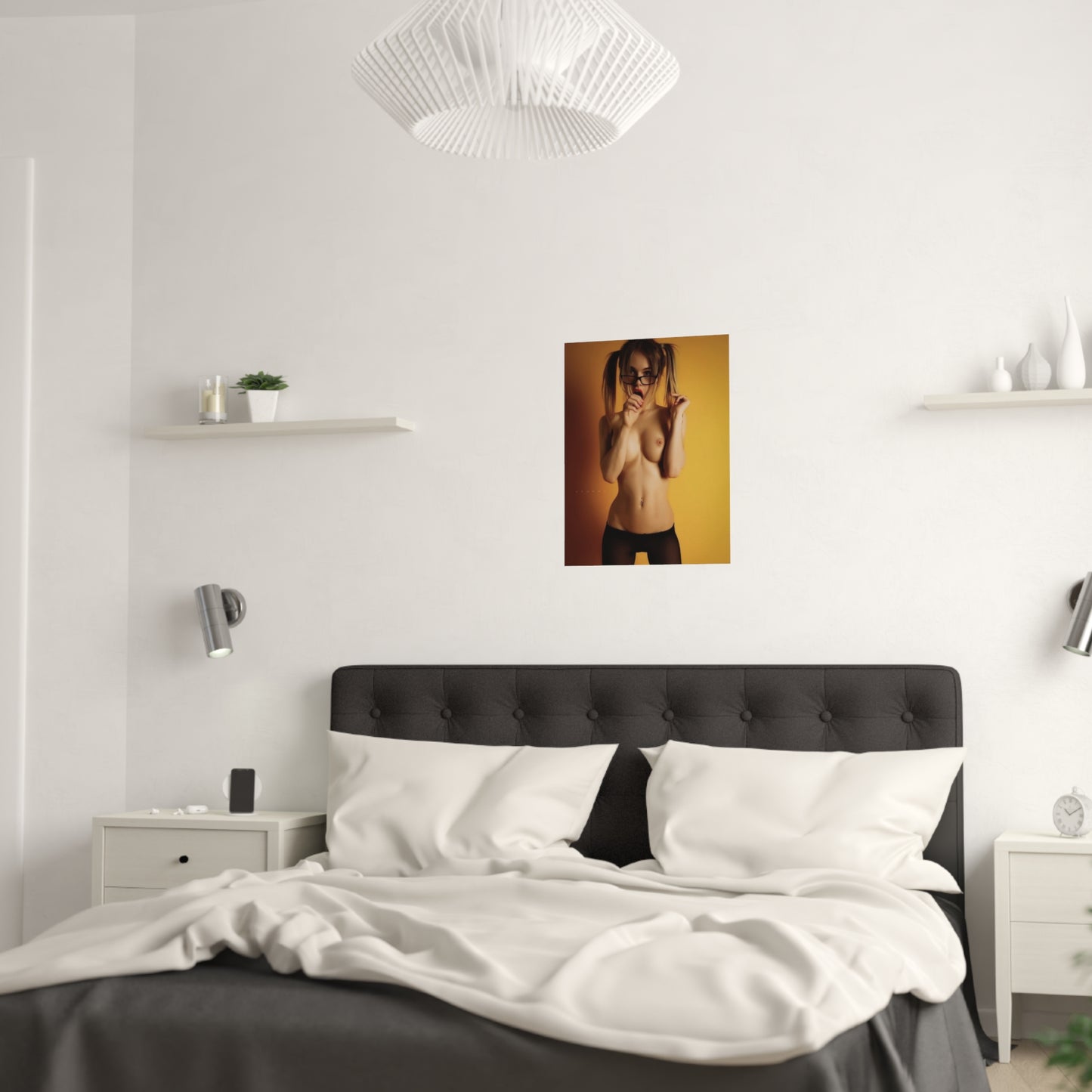 Satin Posters (210gsm) Sexy Pigtails Nude