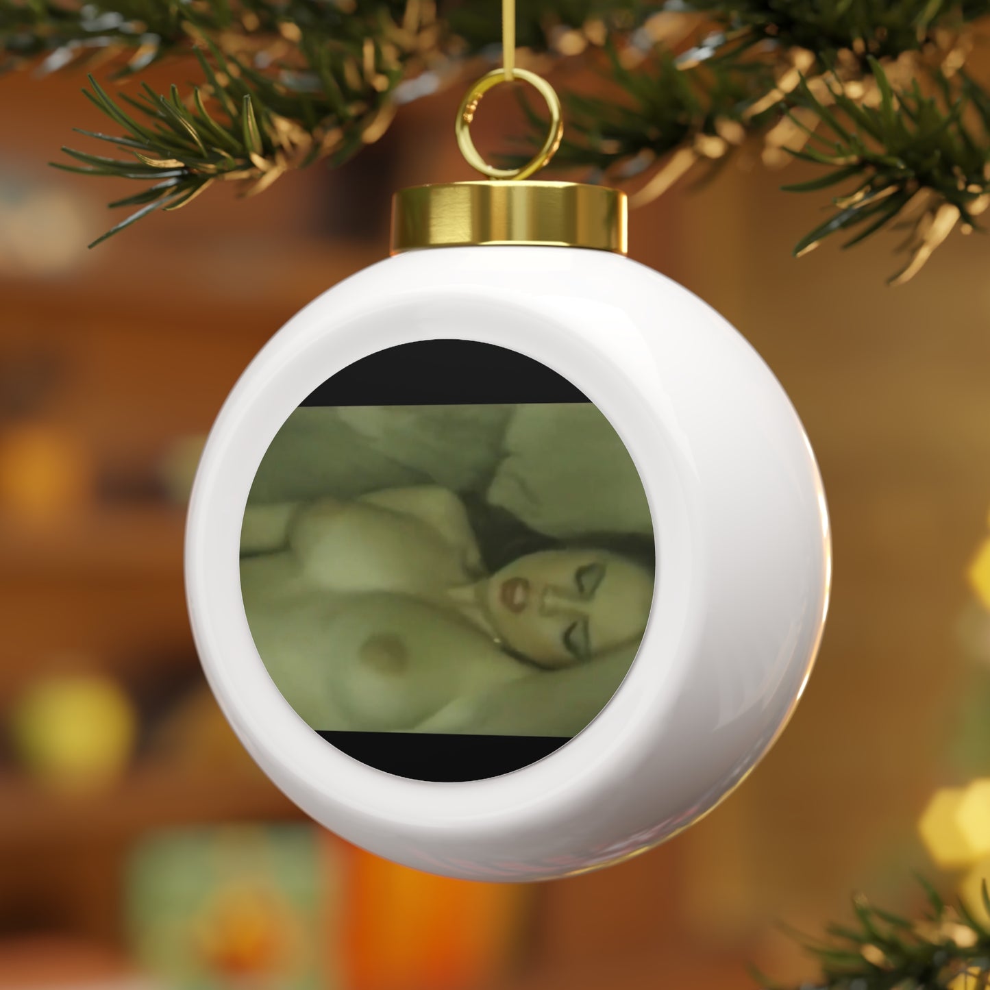 Christmas Ball Ornament Traci Lords Nude