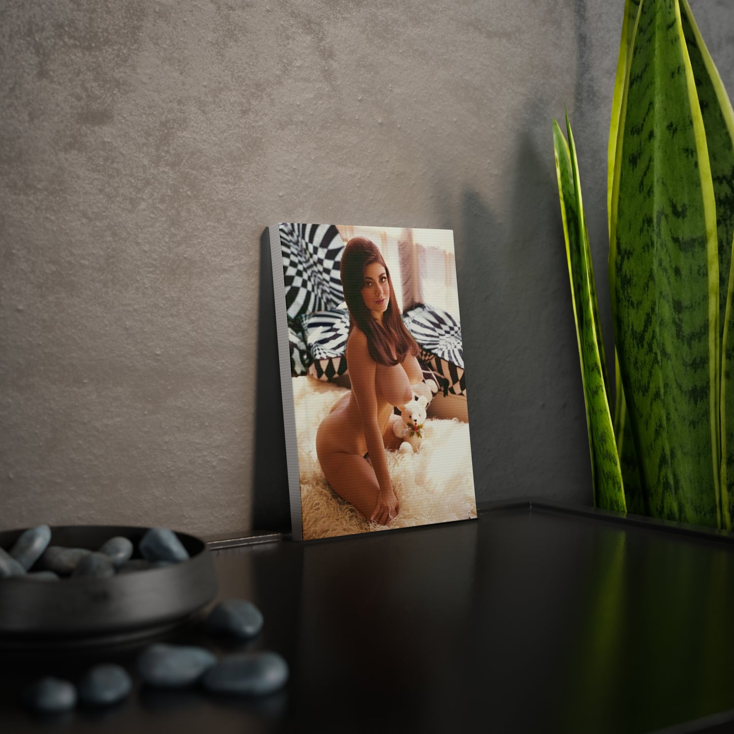 Canvas Photo Tile Playboy Playmate Cynthia Myers Nude