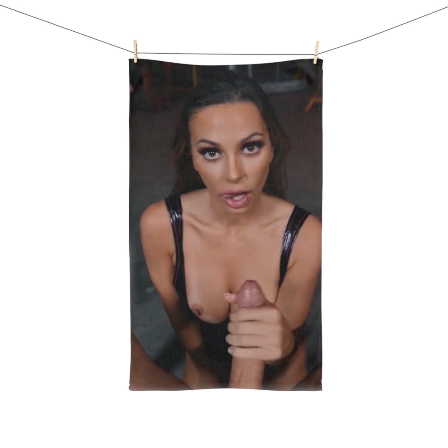 Hand Towel Hot Milf POV Cumrag