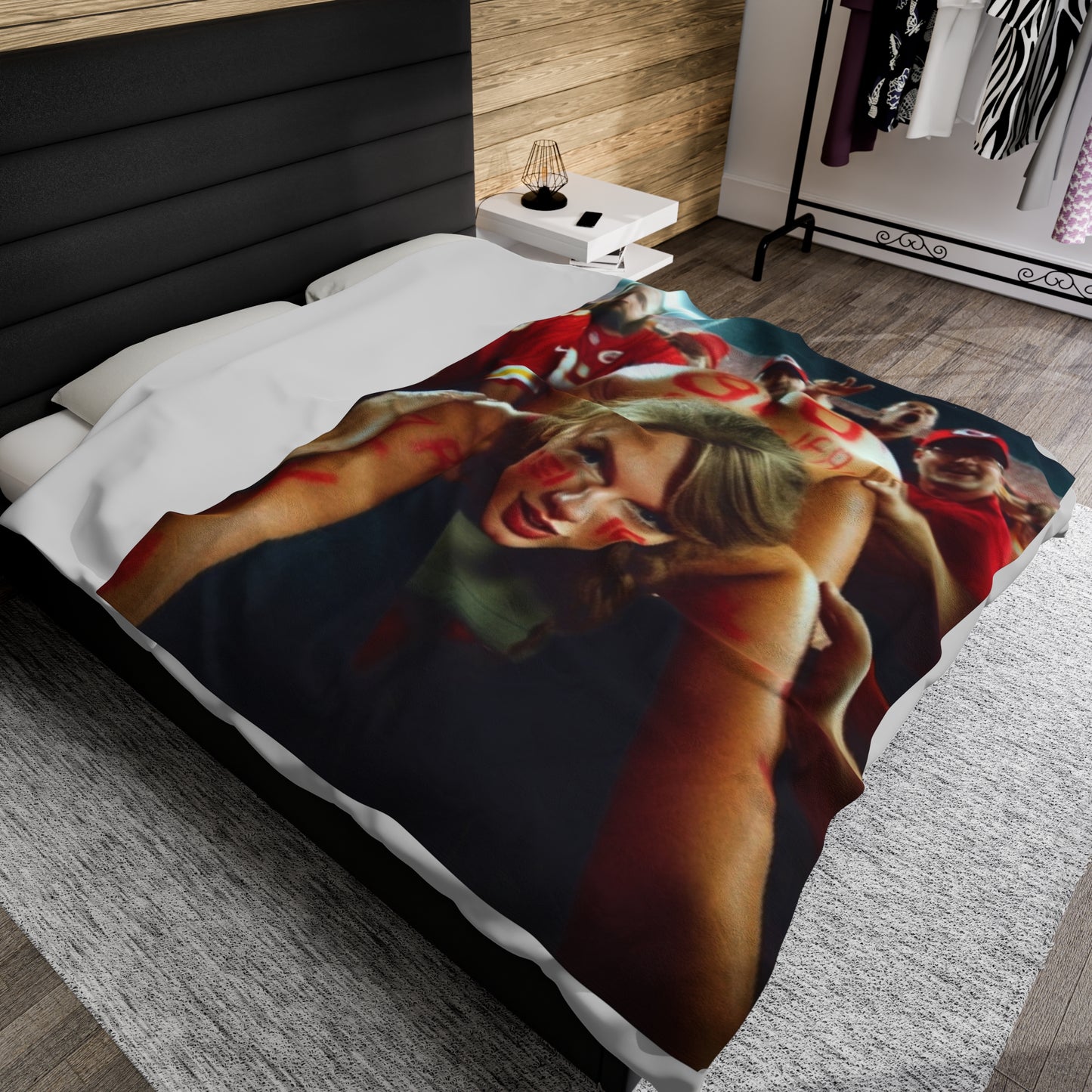 Velveteen Plush Blanket Taylor Swift AI Nudes