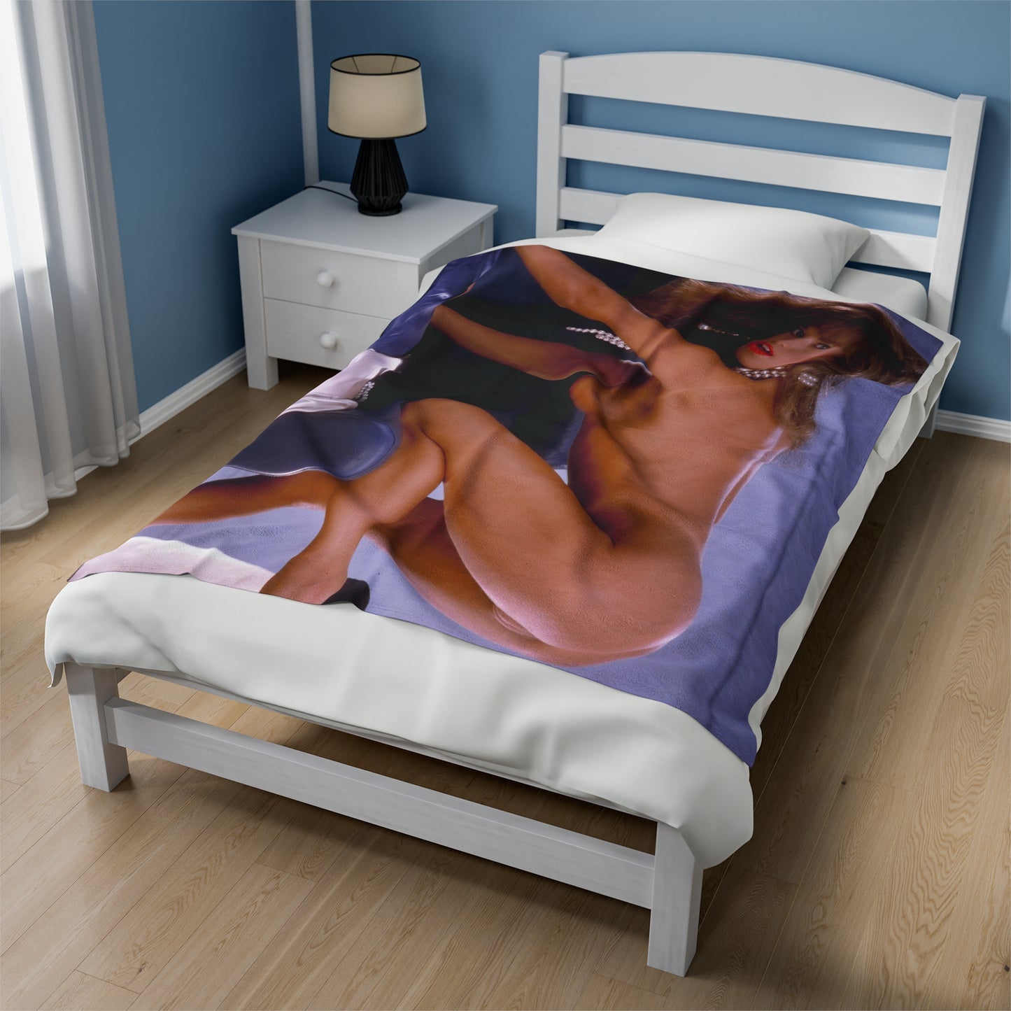 Velveteen Plush Blanket Pornstar Racquel Darrian Nude
