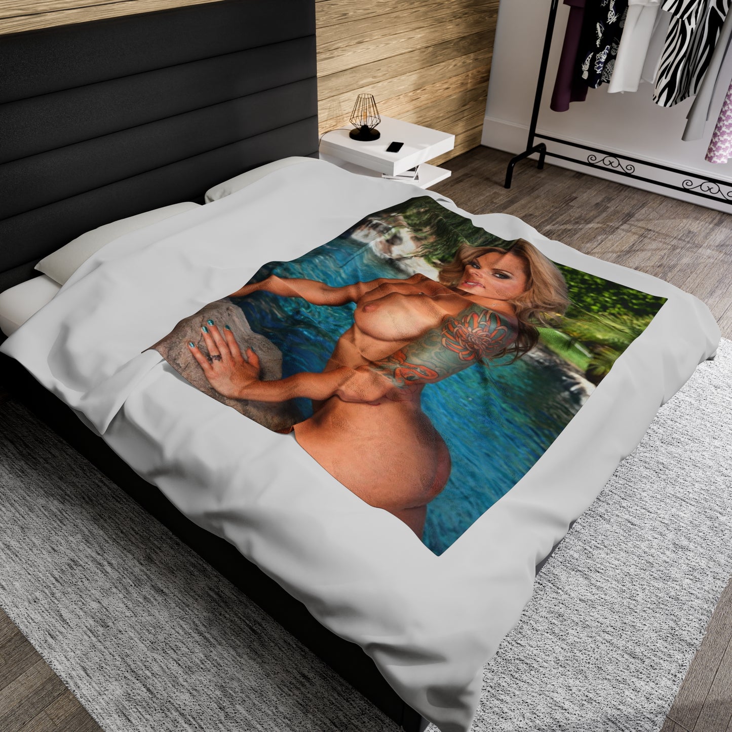 Velveteen Plush Blanket Pornstar Teagan Presley Nude