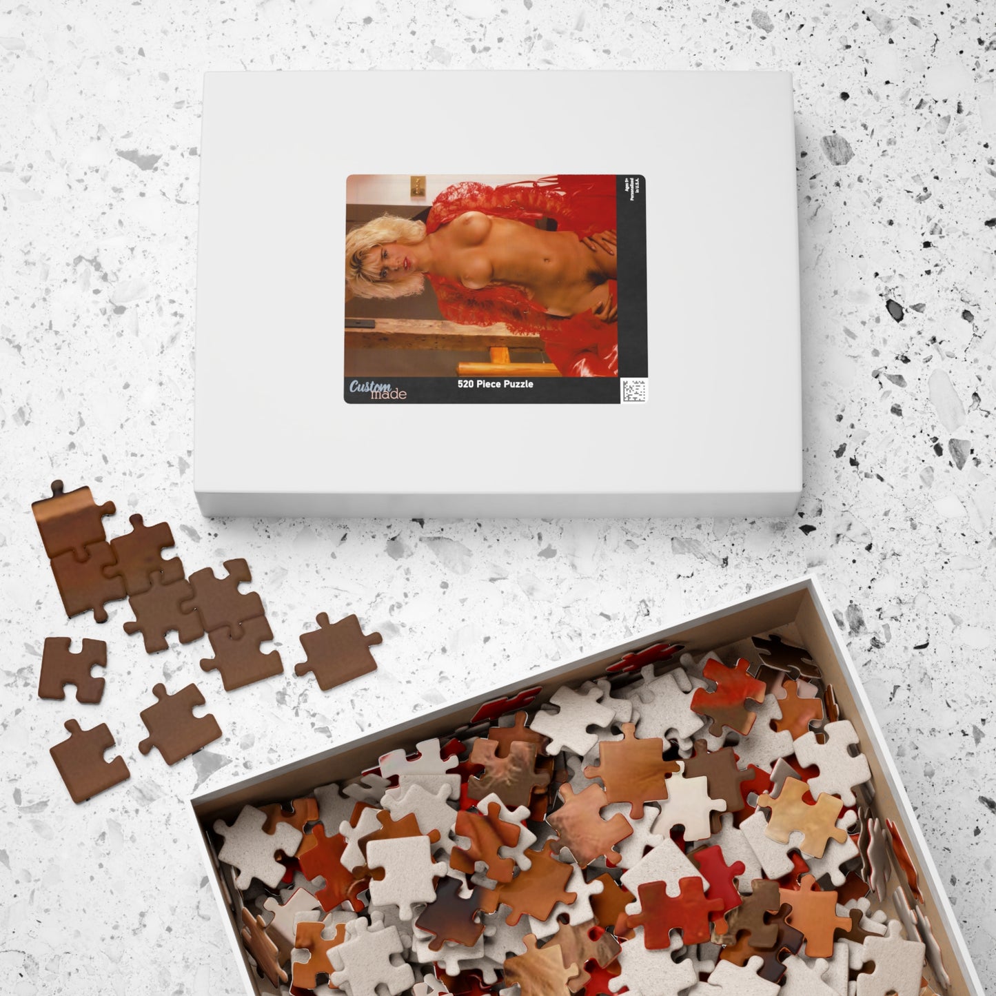 Puzzle (110, 252, 520, 1014-piece) Retro Adult Star Jo Guest Nude