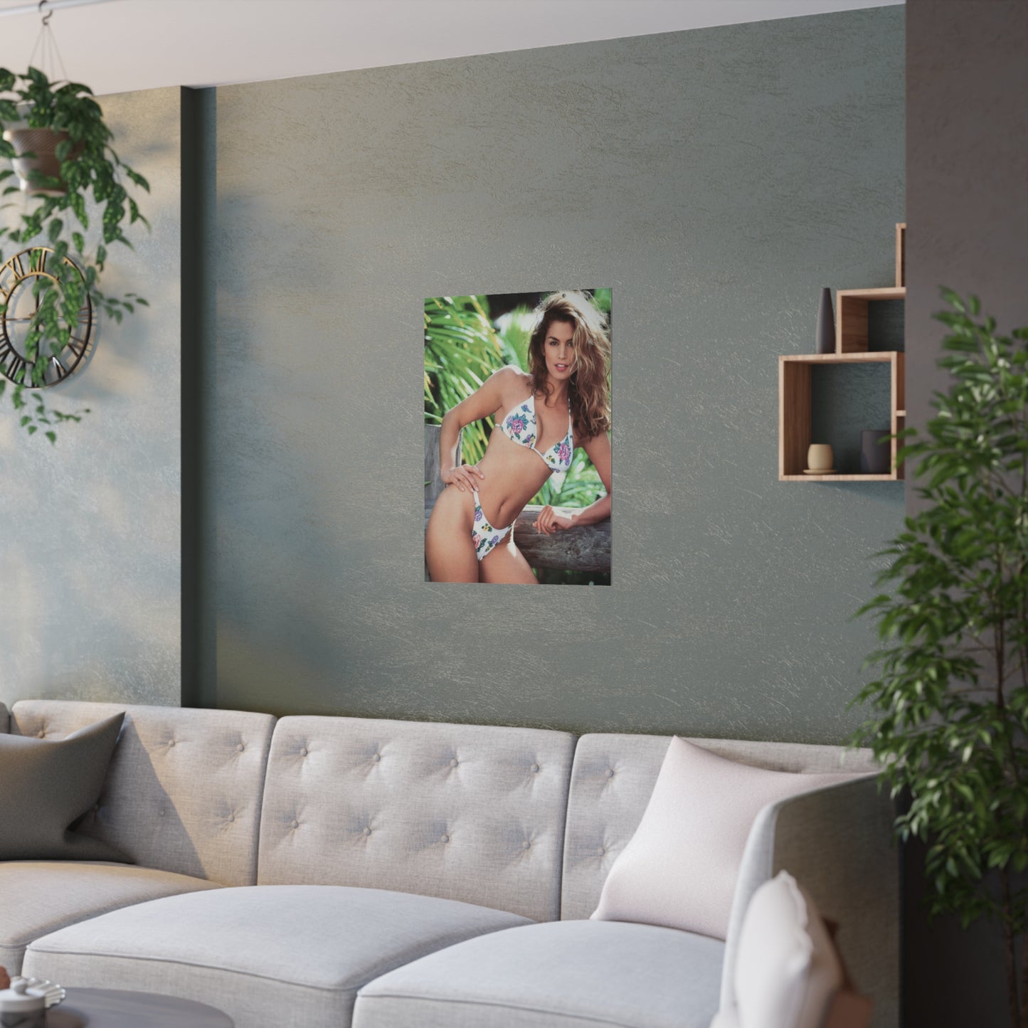 Satin Posters (210gsm) Cindy Crawford