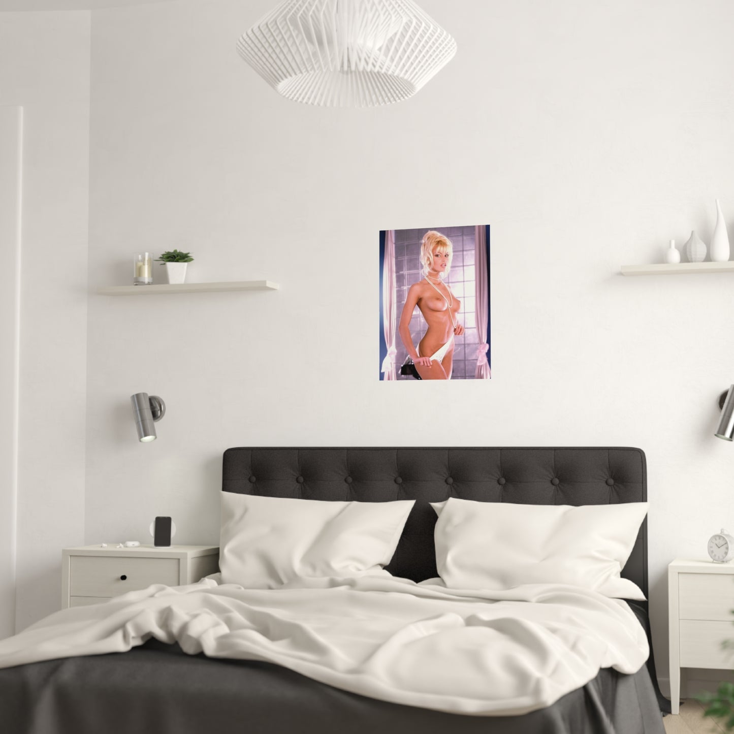 Satin Posters (210gsm) Retro Pornstar Anita Blond
