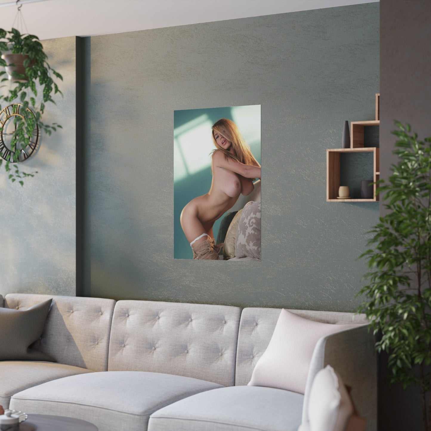Satin Posters (210gsm) Shay Laren Nude