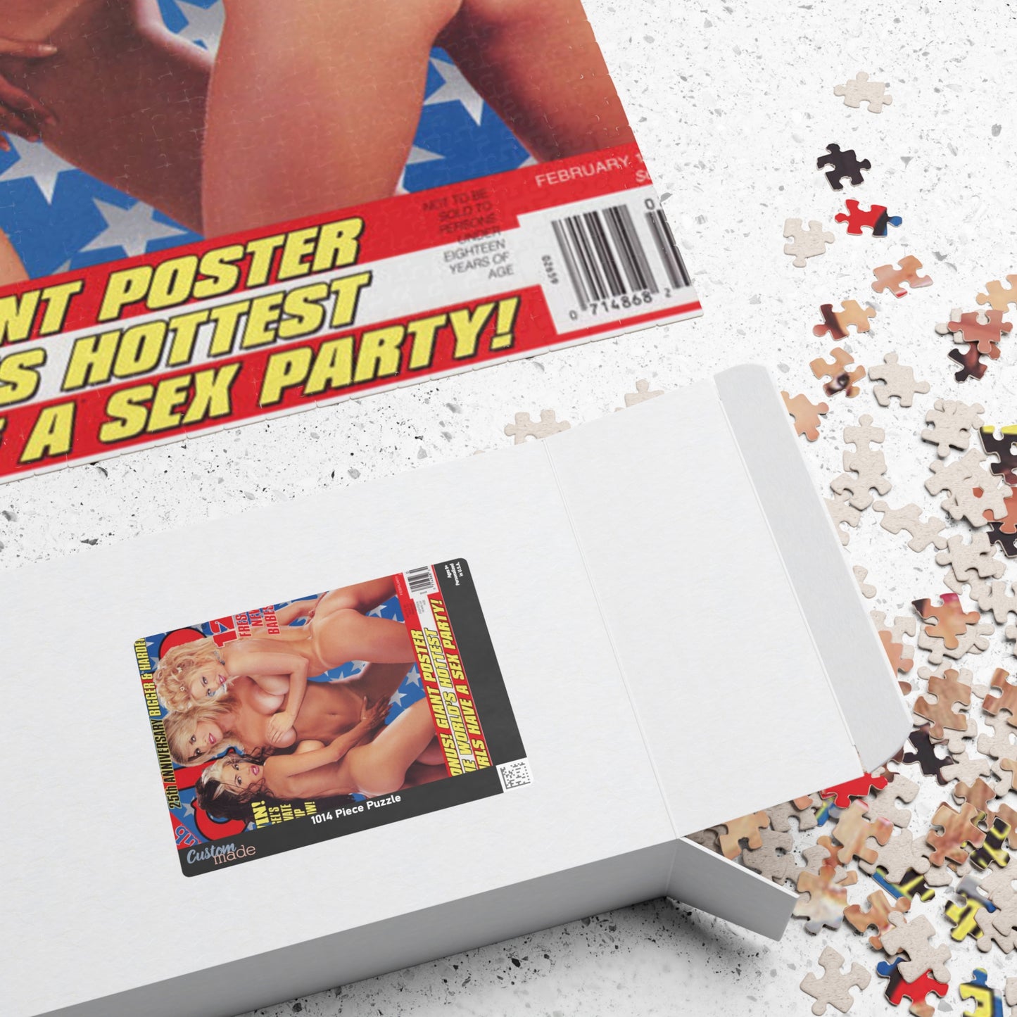 Puzzle (110, 252, 520, 1014-piece) Jenna Jameson Club Magazine Cover