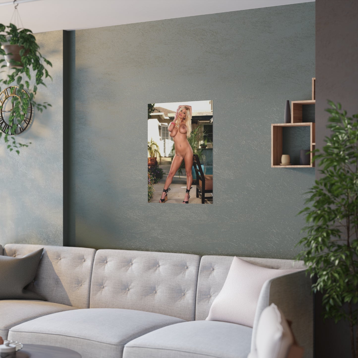Satin Posters (210gsm) Pornstar Shyla Stylez Nude