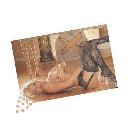 Puzzle (110, 252, 520, 1014-piece) Retro Adult Star Rebecca Wild Nude