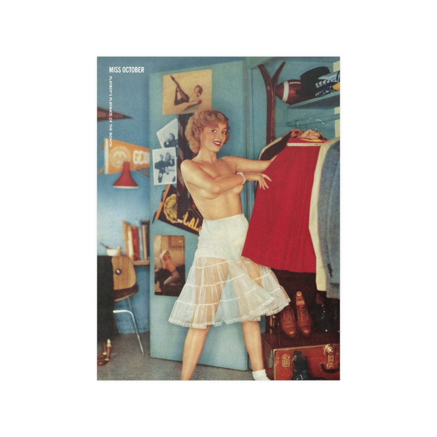 Satin Posters (210gsm) Playmate October 1955 Jean Moorhead