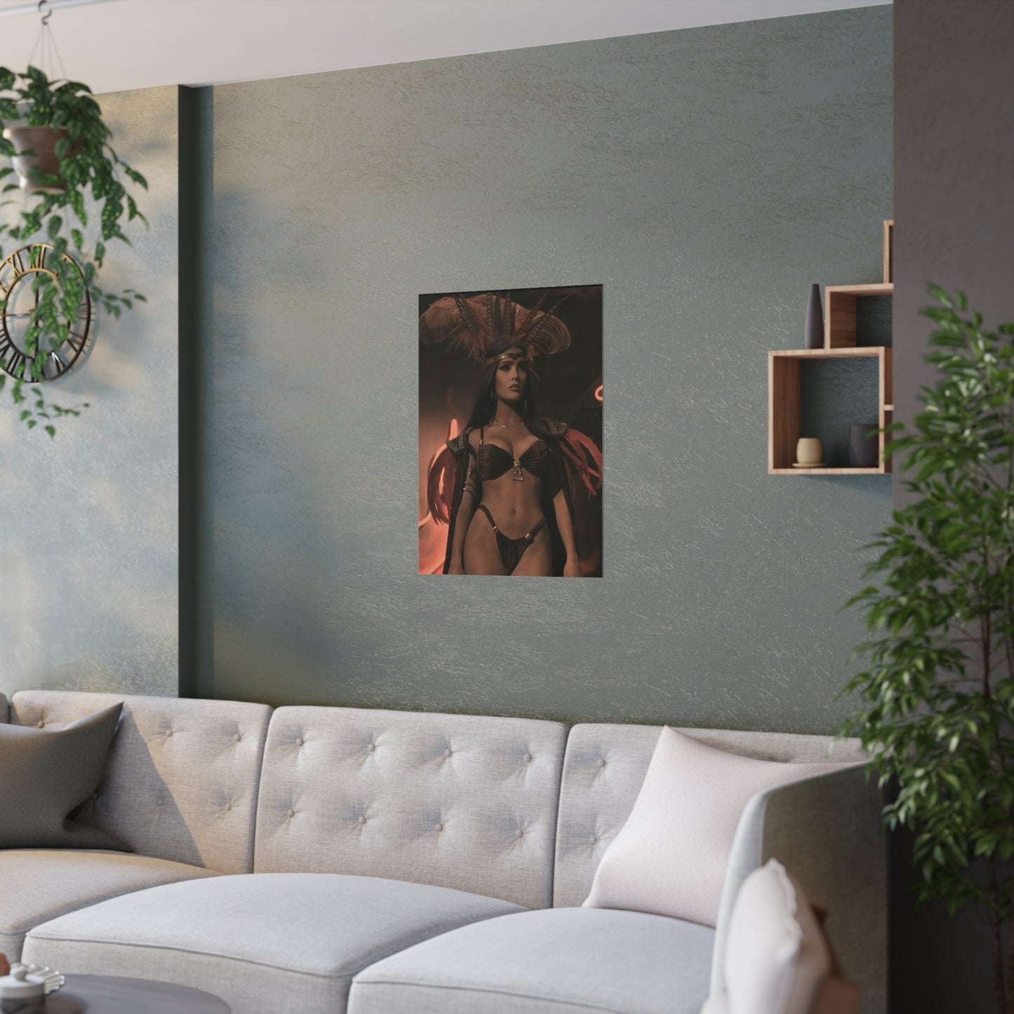 Satin Posters (210gsm) Salma Hayek Dusk til Dawn