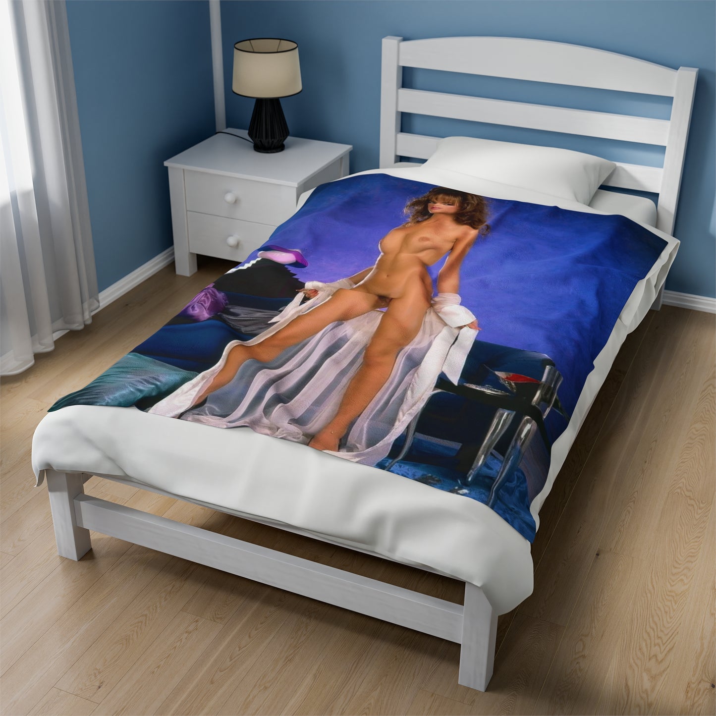 Velveteen Plush Blanket Pornstar Racquel Darrian Nude
