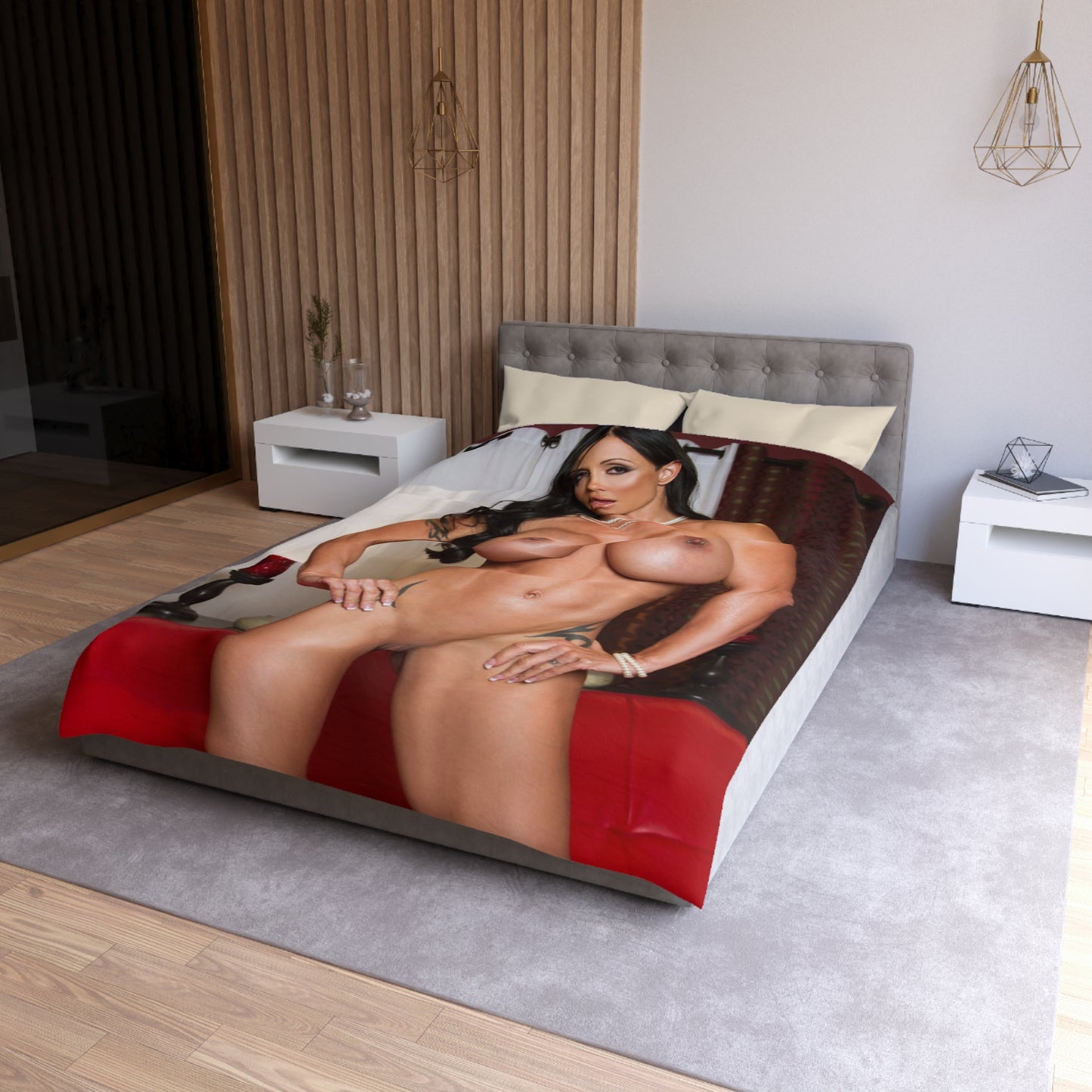 Microfiber Duvet Cover Penthouse Pet February 2011 Jewels Jade