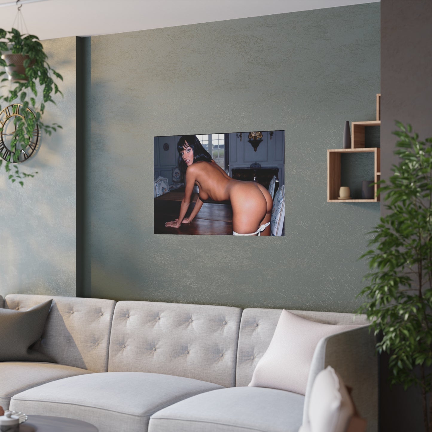 Satin Posters (210gsm) Retro Pornstar Anita Blond