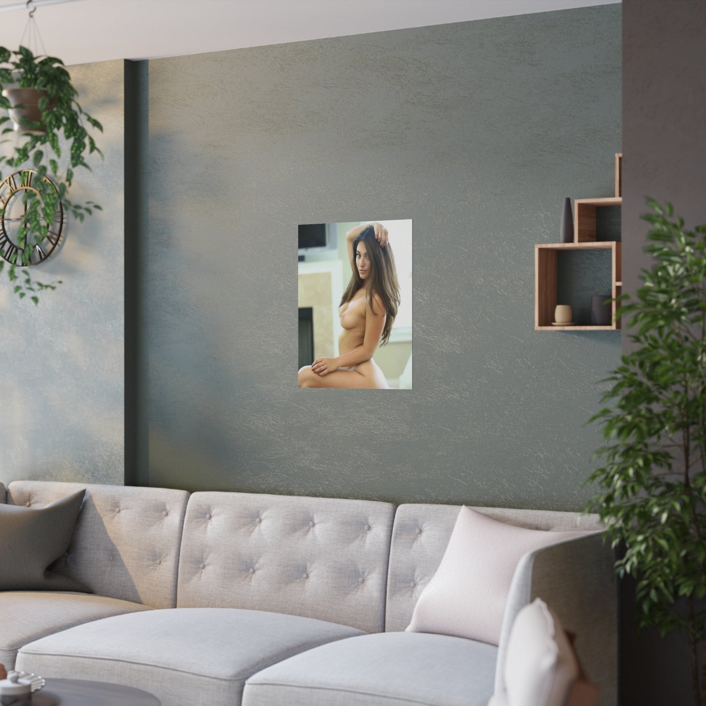 Satin Posters (210gsm) Eva Lovia Nude