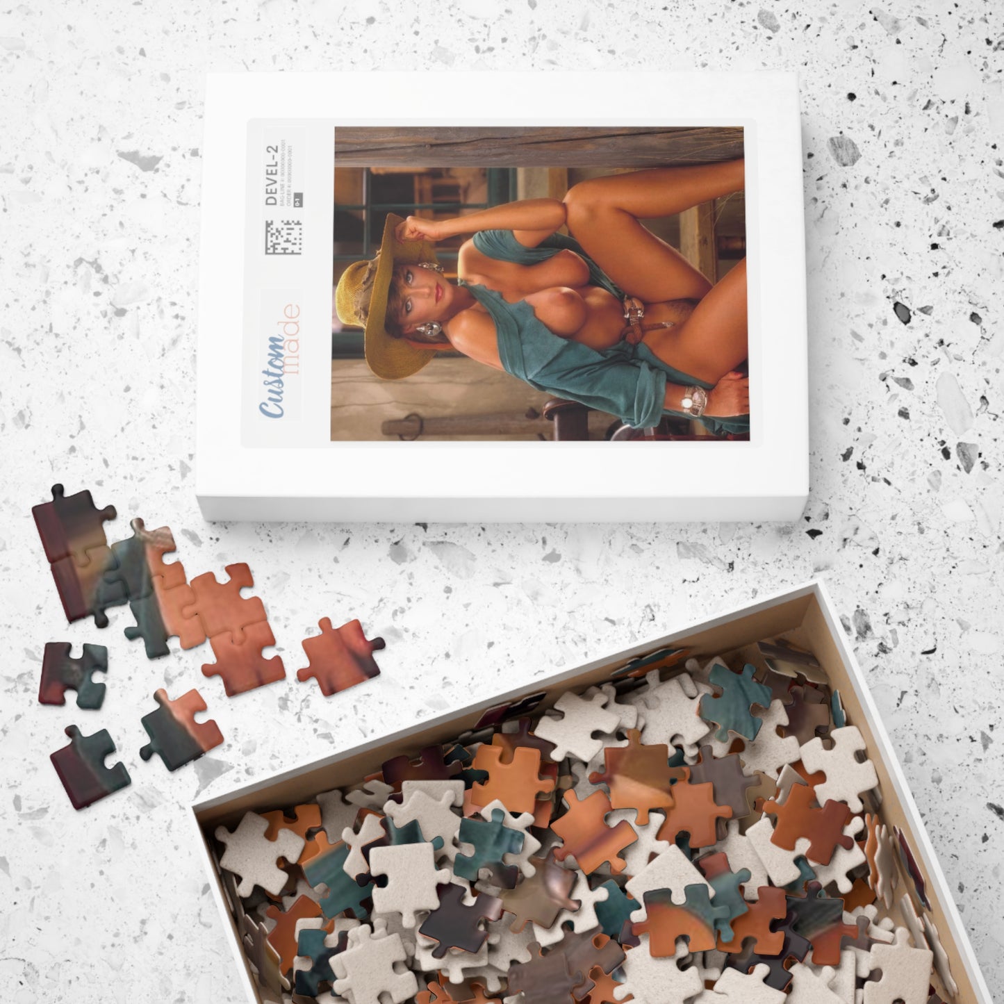 Puzzle (110, 252, 500, 1014-piece) Playboy Playmate Jan 1988 Kimberley Conrad