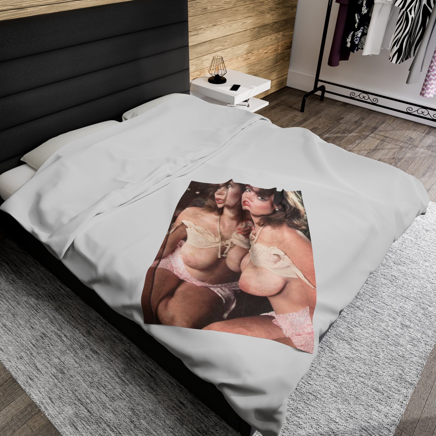Velveteen Plush Blanket Pornstar Christy Canyon Nude