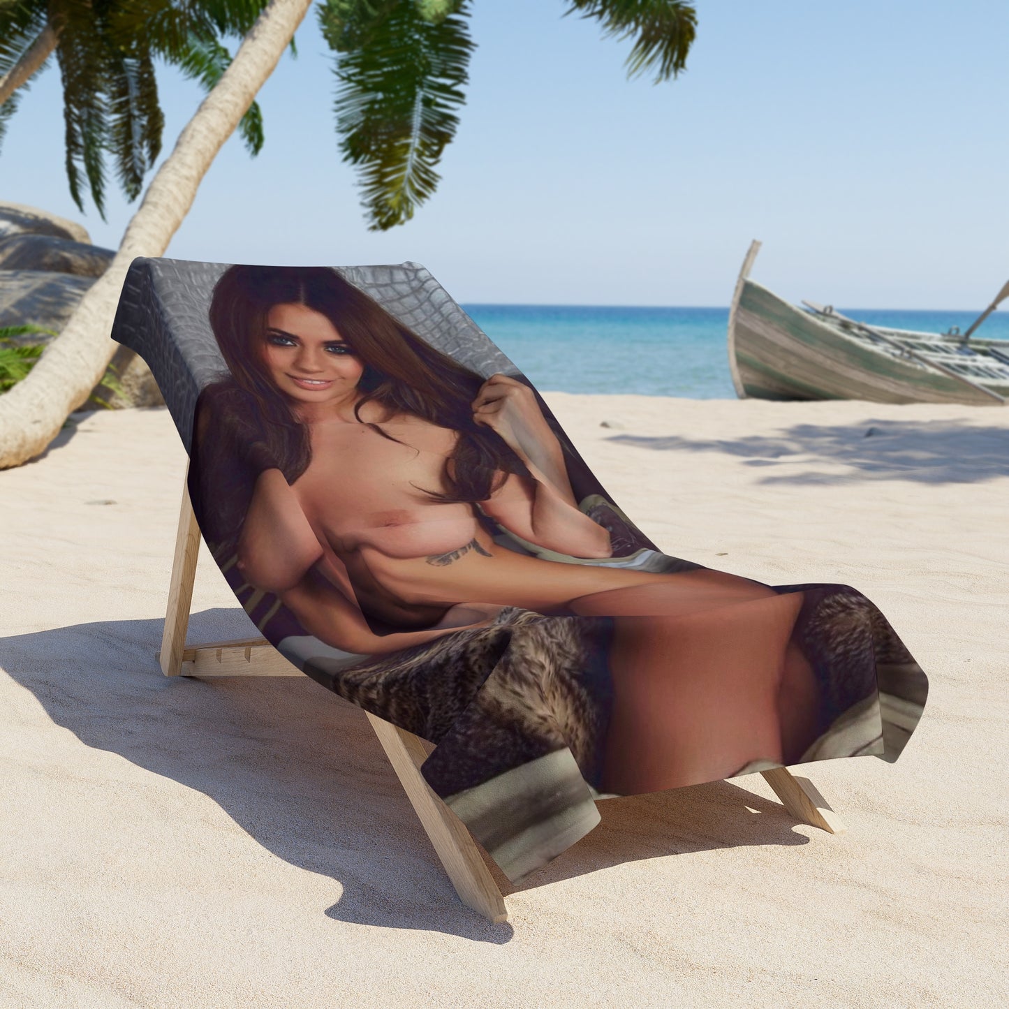 Beach Towel Holly Peers Nude