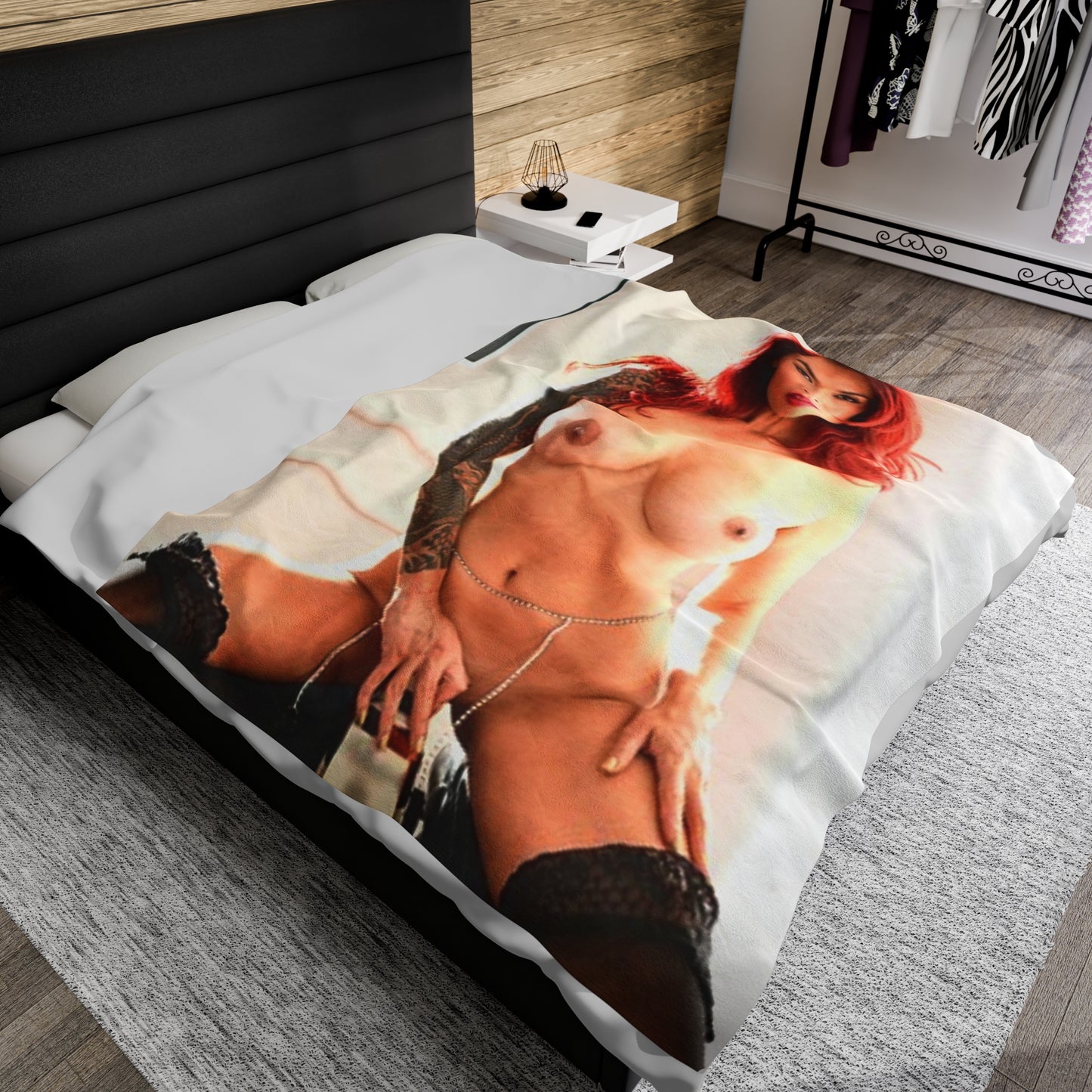 Velveteen Plush Blanket Porn Star Tera Patrick Nude