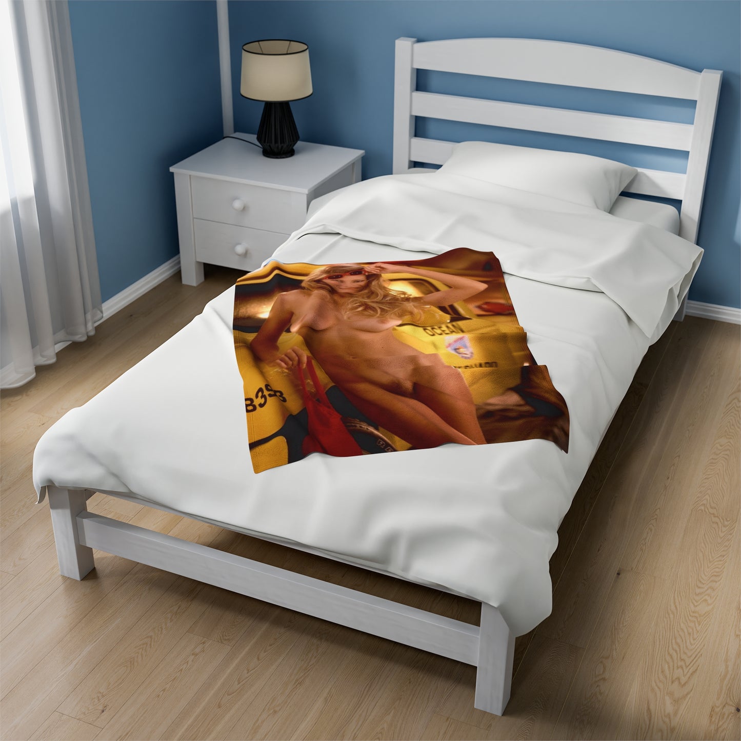 Velveteen Plush Blanket Playboy Playmate March 1998 Marliece Andrada