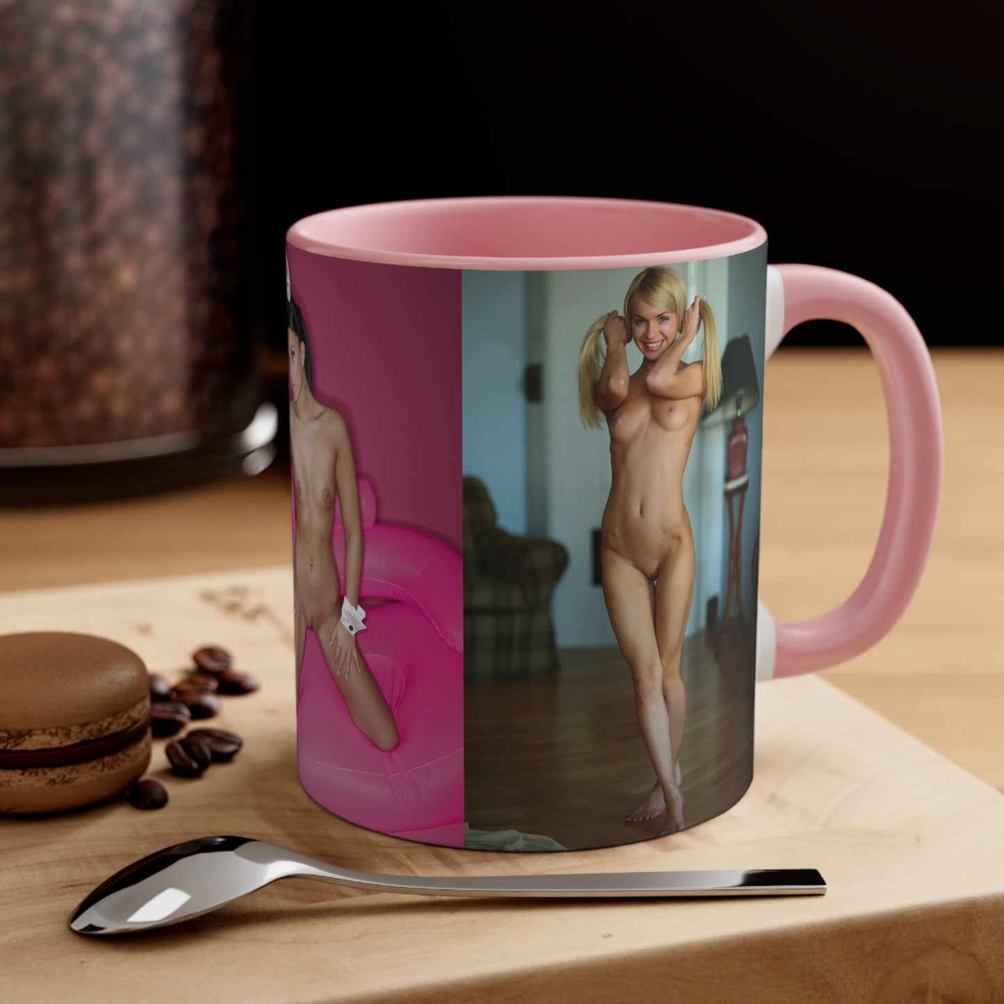 Accent Coffee Mug, 11oz Sexy Tight Nude