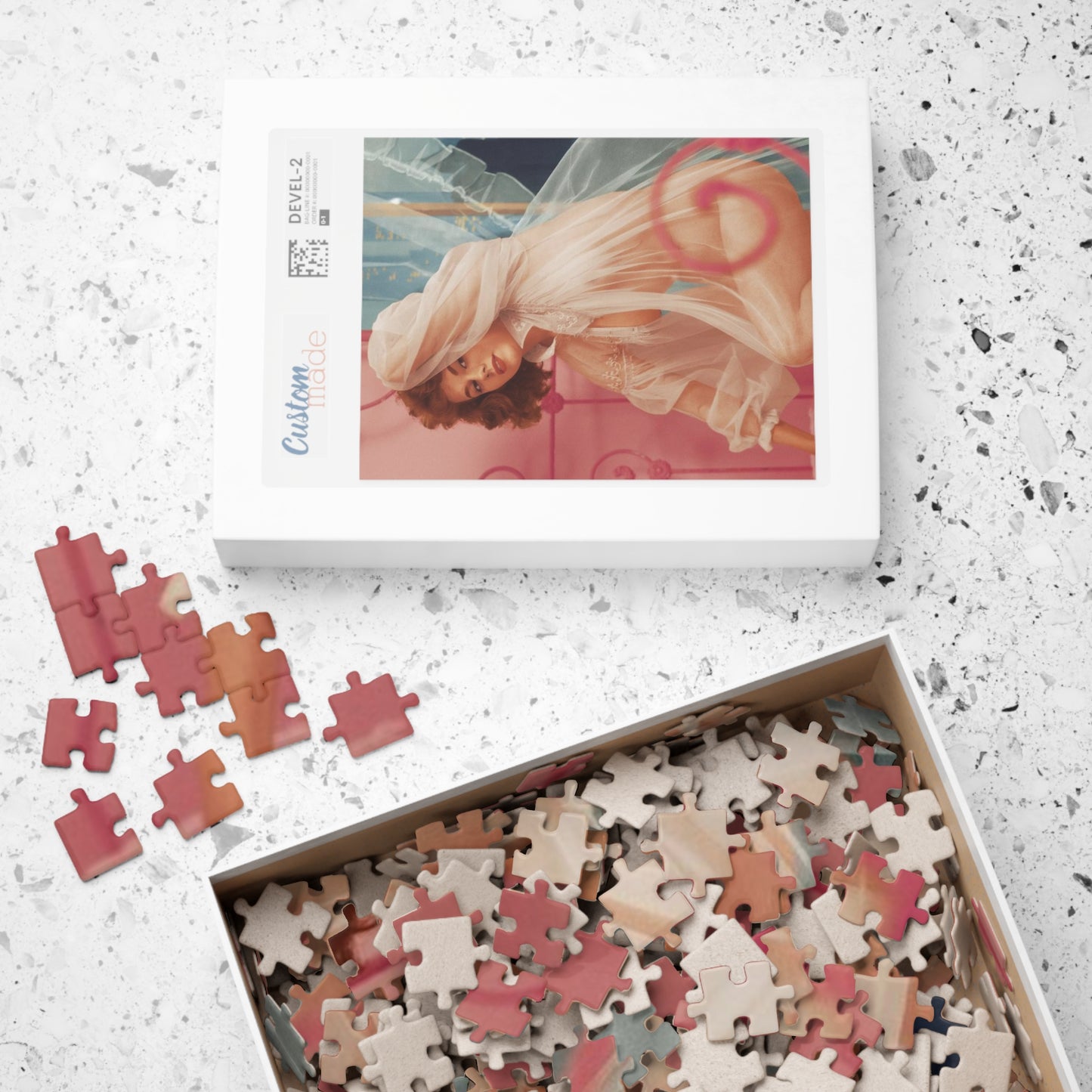 Puzzle (110, 252, 500, 1014-piece) Playboy Playmate June 1957 Carrie Radison