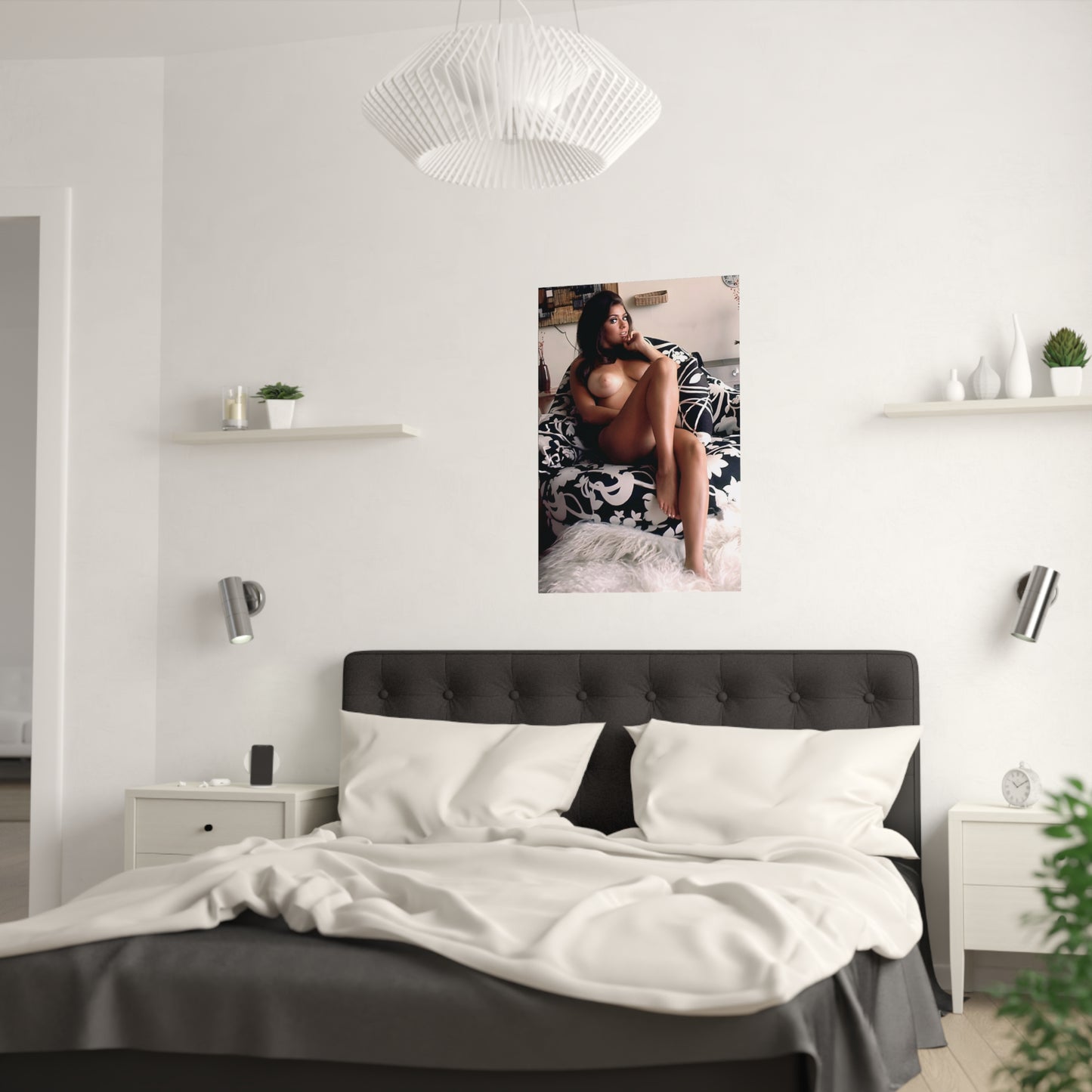 Satin Posters (210gsm) Playboy Playmate Cynthia Myers nude