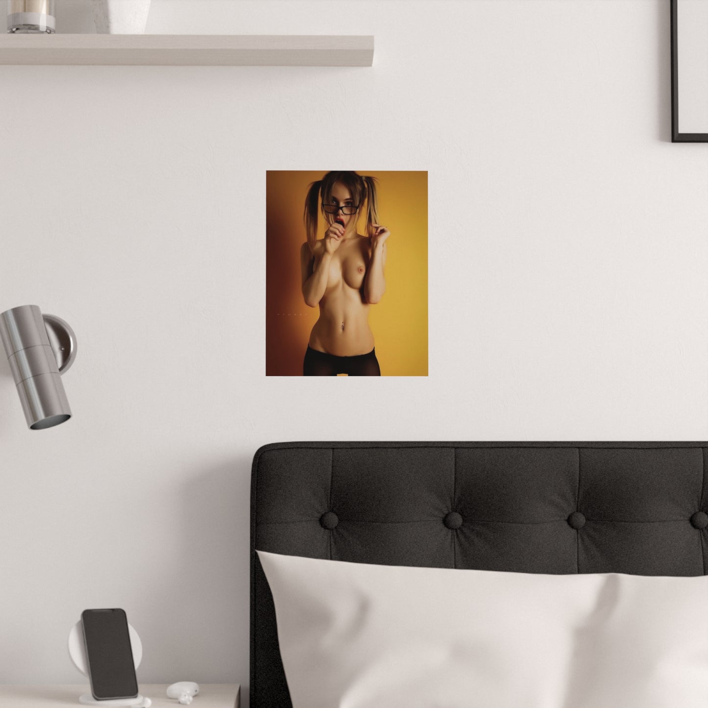 Satin Posters (210gsm) Sexy Pigtails Nude